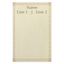 Fancy Canvas Framed Stationery