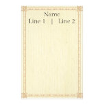 Fancy Canvas Framed Stationery
