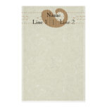 Fancy Canvas Framed Stationery