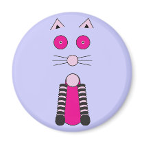 Fancy Cat magnets by RLMdesignes Fancy Cat magnets