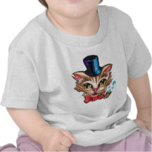 fancy cat t shirt