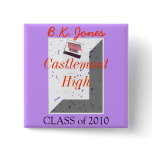 Fancy Class of 2010 Pin buttons