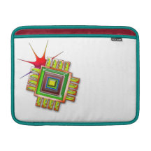 Fancy Computer Chip MacBook Sleeve
