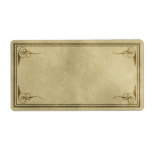 Fancy Corners Apothecary Label