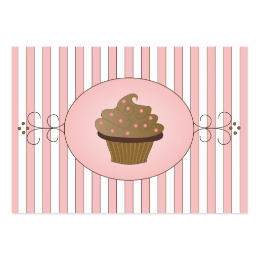 Fancy Cupcake Business Card Template (back side)