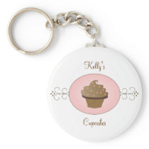 Fancy Cupcake Key Chain
