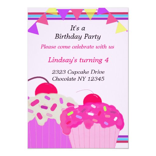 fancy birthday invitation
