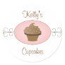 Fancy Cupcakes Round Stickers