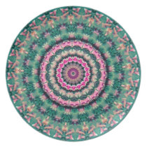 Fancy Decorative Melamine Dinner Plate