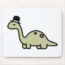 Fancy Dinosaur Mousemat