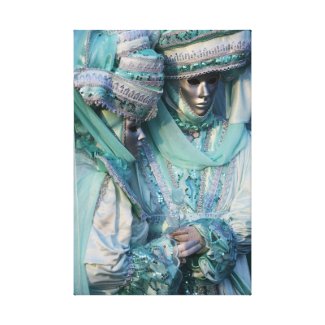 Fancy Dress Couple Costumes Canvas Print