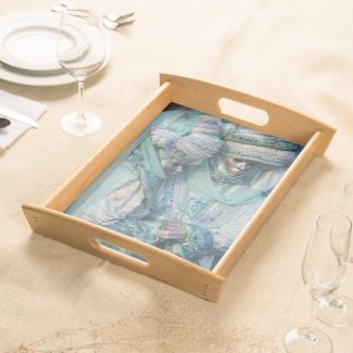 Fancy Dress Couple Costumes Serving Tray