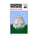 Fancy Easter Egg in the Grass postage by niagaragirl Fancy Easter Egg in the Grass postage