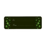Fancy Elegant Green Christmas Decorations Ta Return Address Labels