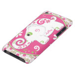Fancy Elephant Floral Custom Name iPod Touch Case