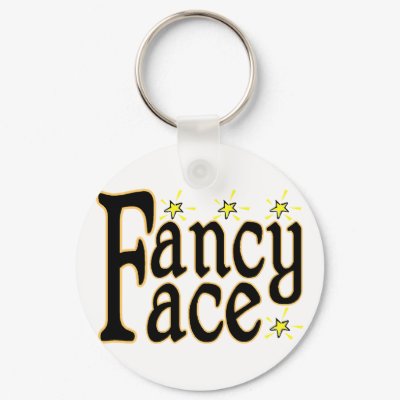 Fancy Face Key Chains by goldnsun