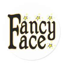 Fancy Face stickers