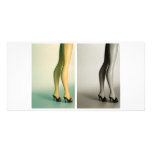 Fancy Feet Customized Photo Card
