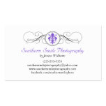 Fancy Fleur de Lis Business Card Templates