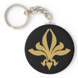 Fancy Fleur De Lis Key Chain