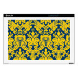 Fancy Floral Damask Decal For 17" Laptop