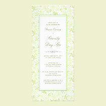 Fancy Floral Grand Opening Invitation (sage) invitations