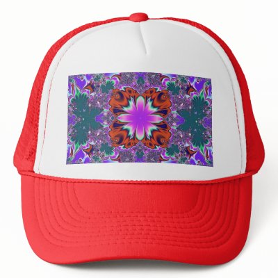 Fancy Fractal Hat by DonnaGrayson