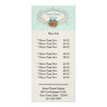 Fancy Frame Blue Cupcakes Rack Card