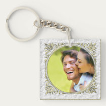 Fancy Frame Photo Keepsake key chains