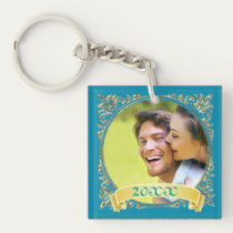 Fancy Frame Photo Keepsake key chains