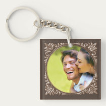 Fancy Frame Photo Keepsake key chains