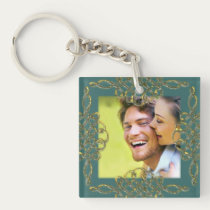 Fancy Frame Photo Keepsake key chains