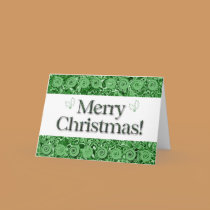 Fancy Green Christmas cards by Perlyyyy Fancy Green Christmas cards