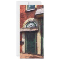 Fancy Green Door Burlington NJ Rack Card Design