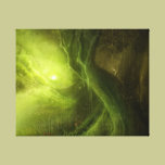 fancy green tree land Wrapped Canvas canvas prints