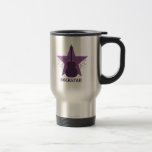 Fancy Guitar Star Swirls Mug, Purple