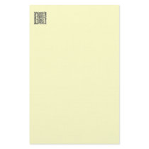 Fancy "H" monogrammed stationery