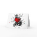 fancy heart, I love you, lovely card card