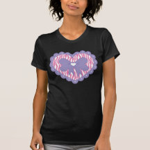 Fancy Heart (Zebra) T-shirts