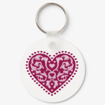 Fancy Hearts keychains by deleas Fancy Hearts keychains