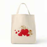 Fancy Hearts Red Filigree Bag