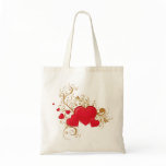 Fancy Hearts Red Filigree Bag bags