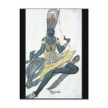 Fancy in Blue by Leon Bakst Post Cards