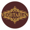 Fancy in Brown - Vegetarian sticker