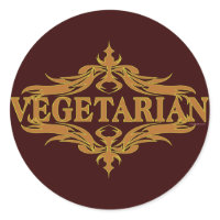 Fancy in Brown - Vegetarian sticker
