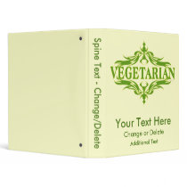 Fancy In Green - Vegetarian binders by GreenNeighborVeggie Fancy In Green - Vegetarian binders