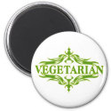 Fancy In Green - Vegetarian magnet