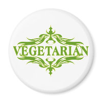Fancy In Green - Vegetarian magnet
