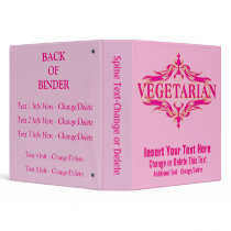 Fancy in Pink - Vegetarin binders