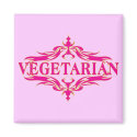 Fancy in Pink - Vegetarin magnet